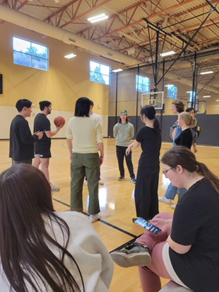 日本語クラブの学生と交流